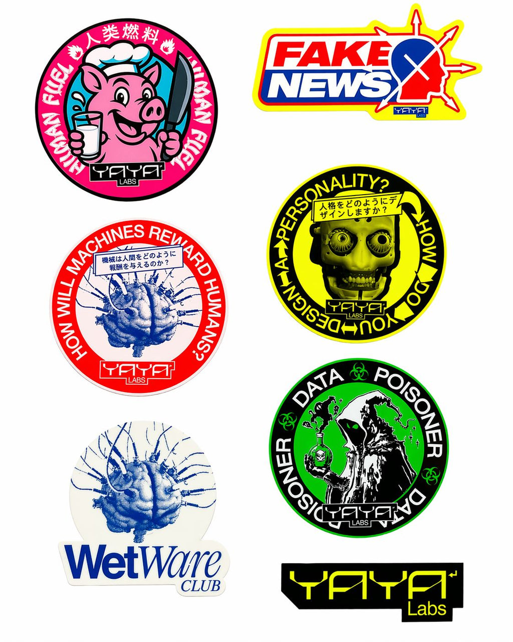 YAYA LABS ESSENTIAL STICKER PACK
